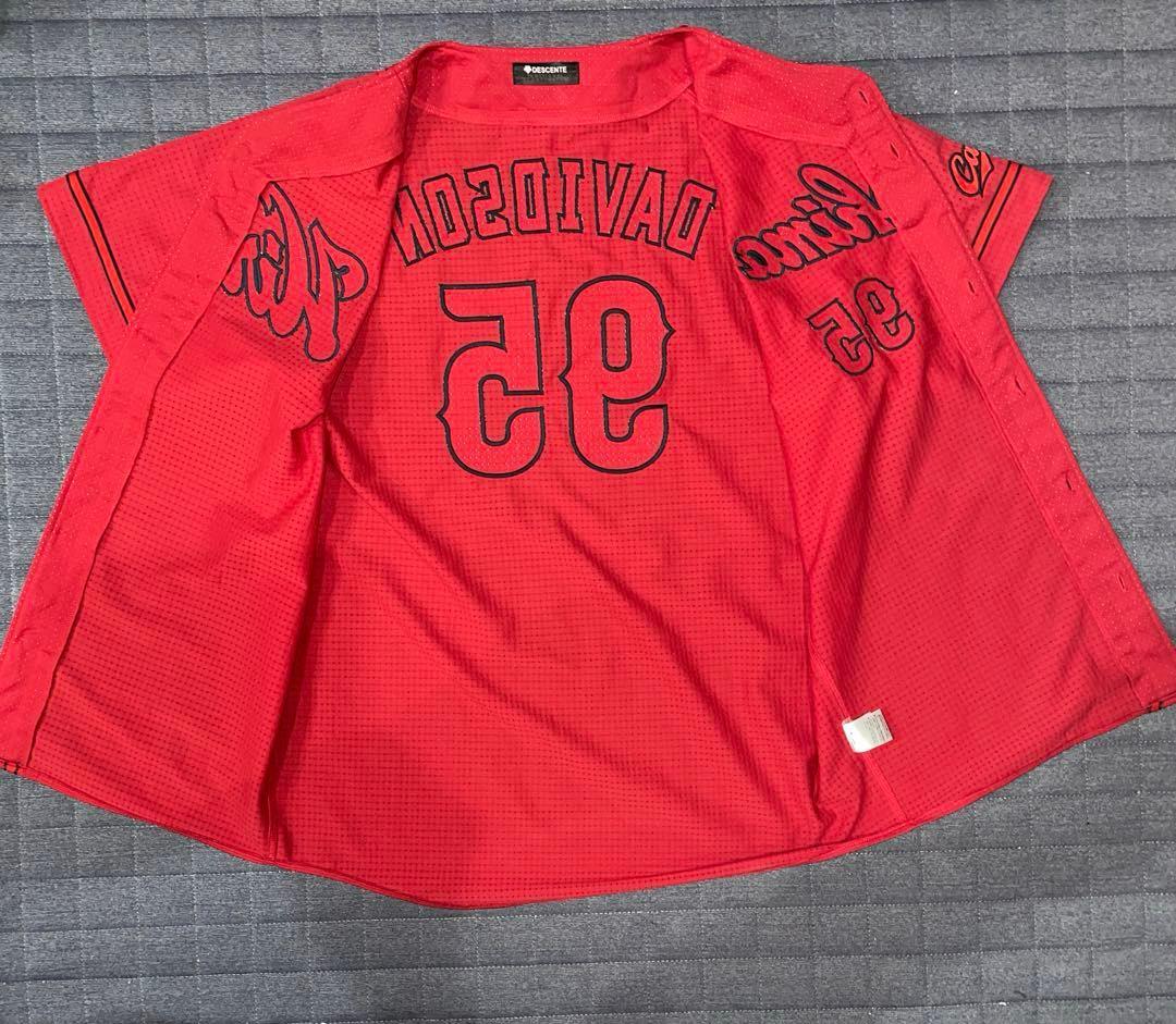 【Ｏサイズ】広島東洋カープ　デビッドソン　ハイクオリティユニフォーム(ビジター用