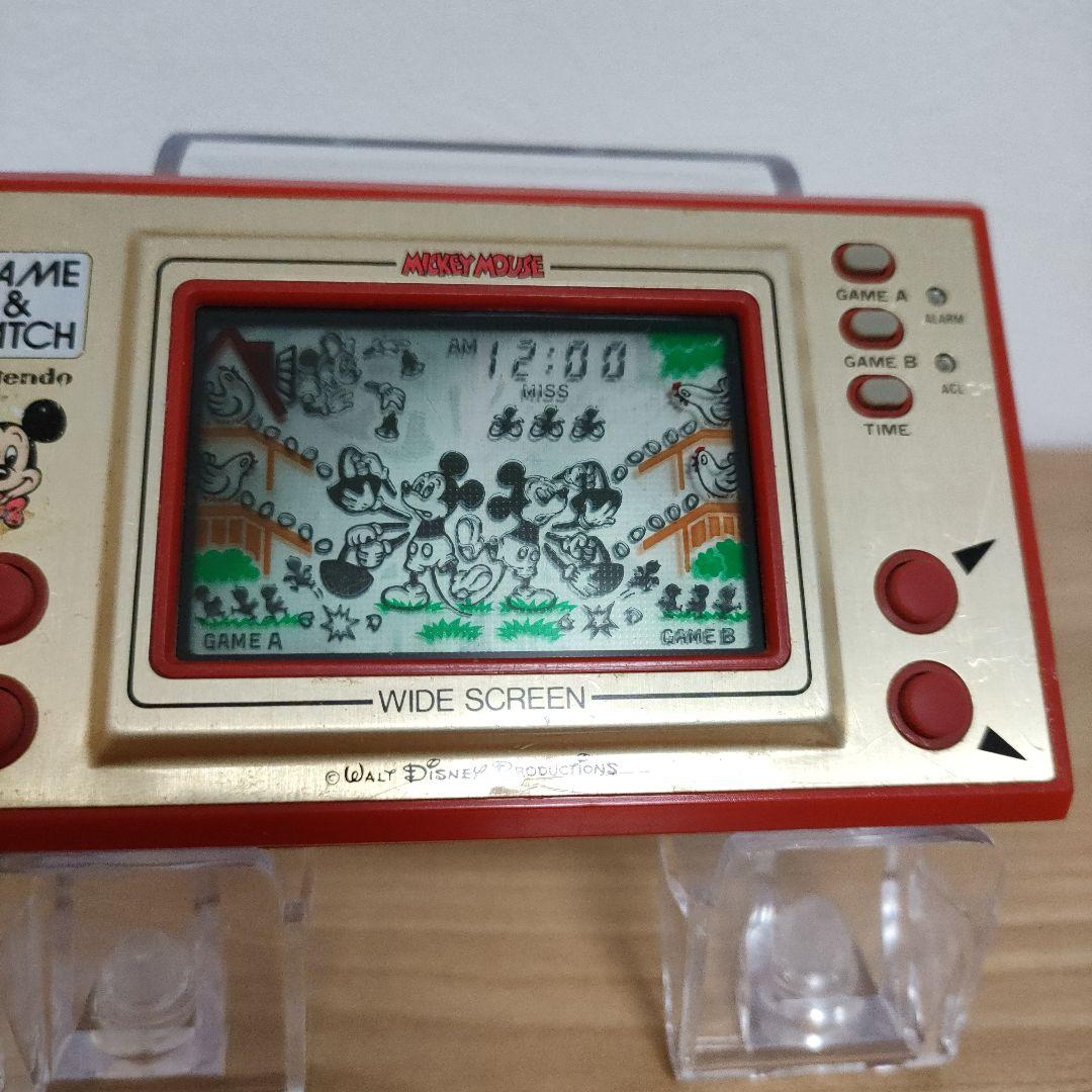 ゲーム＆ウォッチ　ミッキーマウスNintendoニンテンドー任天堂メンテナンス済