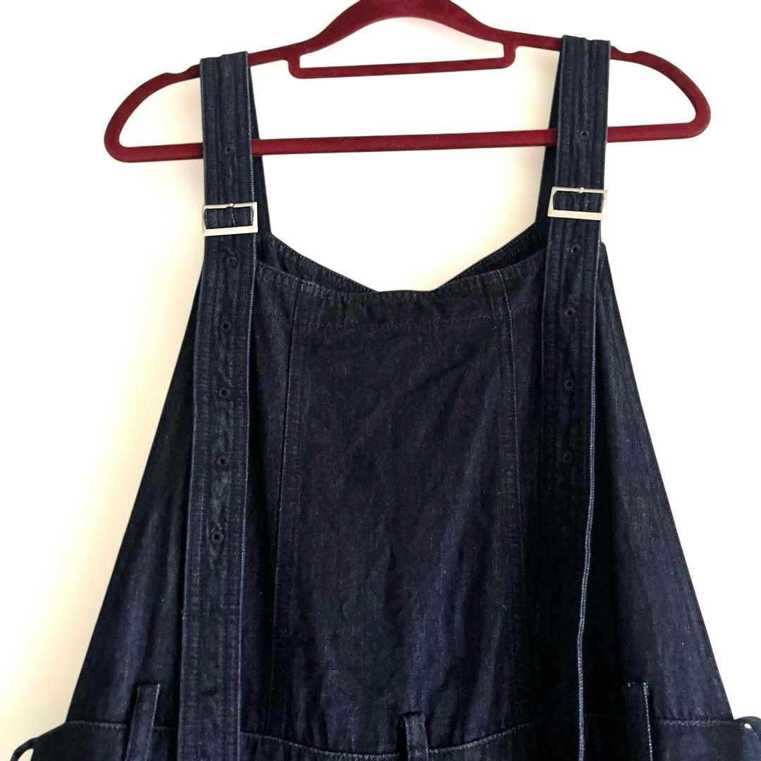 ラベルエチュード 前開きデニムワンピース