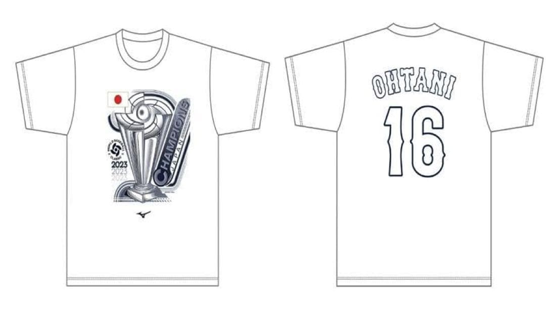 2023WBC優勝記念 レプリカTシャツ 16大谷翔平 Lサイズ