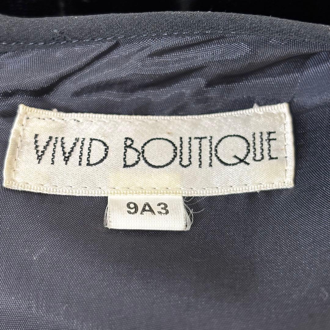 VIVID BOUTIQUE 【森英恵】 ロングワンピース ベルベット　カメリア