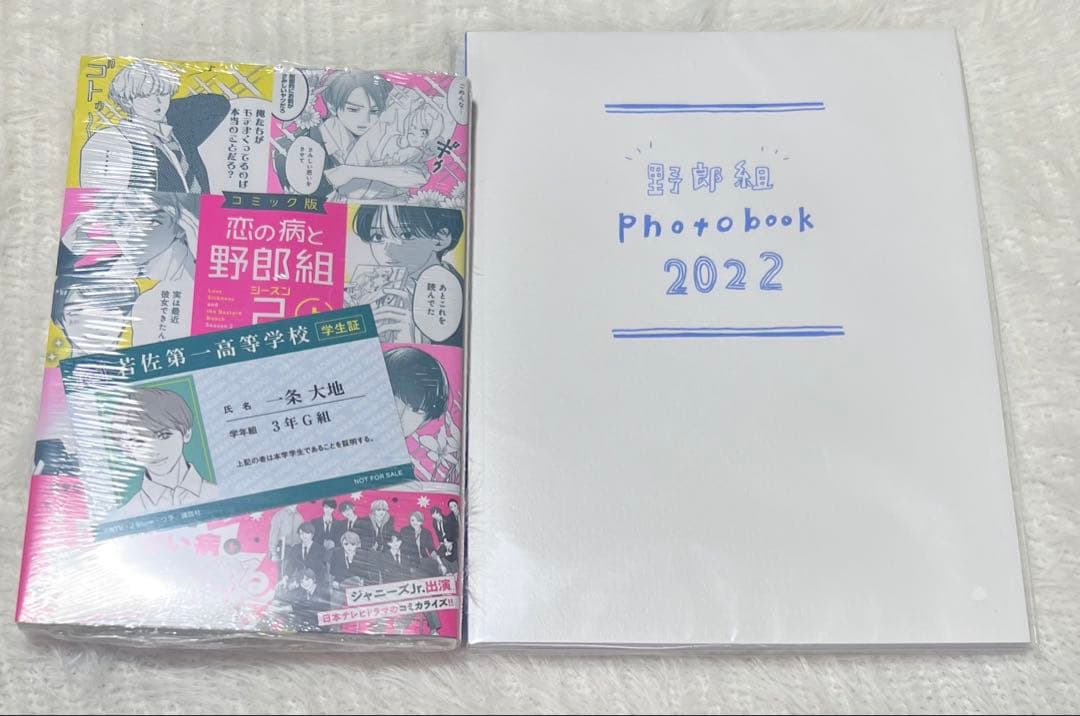 恋の病と野郎組　season1 season2 フォトブック　漫画　セット