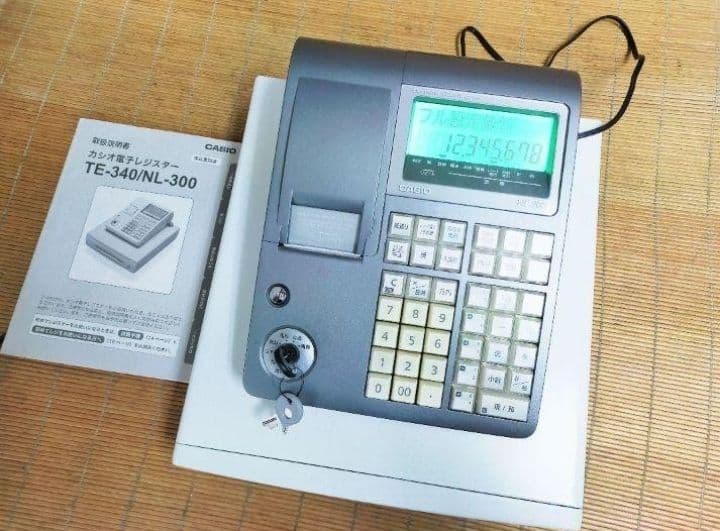 カシオレジスター　TE-340/NL300　フル設定無料 016668