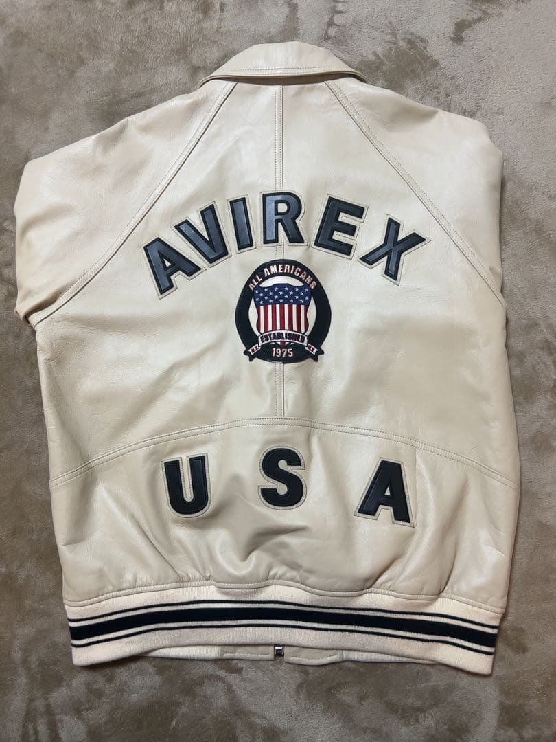 AVIREX USA レザージャケット XL