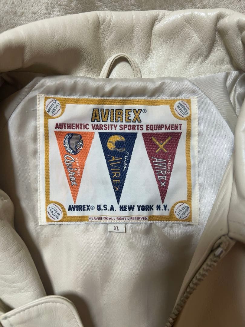 AVIREX USA レザージャケット XL