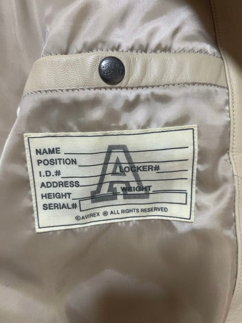 AVIREX USA レザージャケット XL