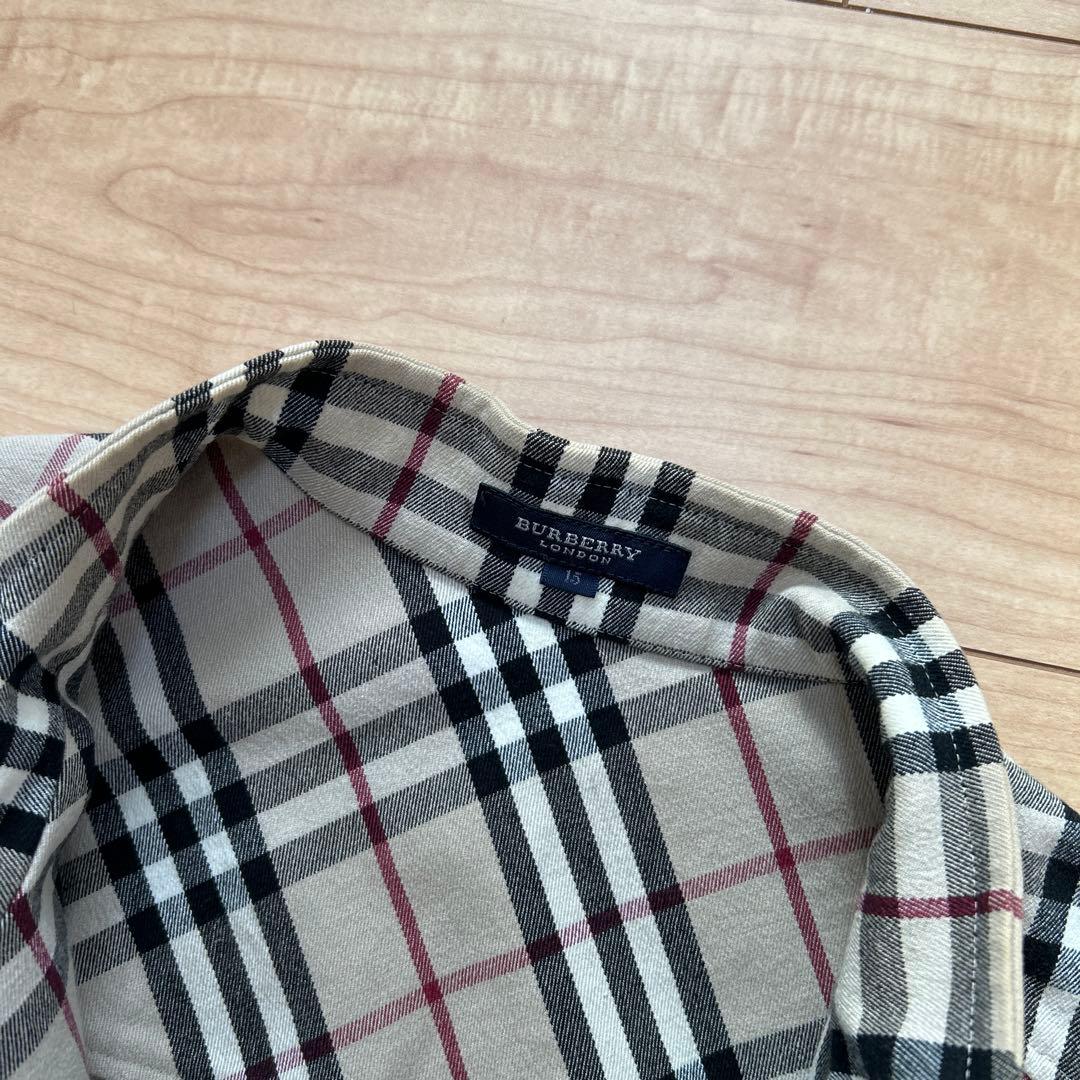 バーバリーロンドン　ノバチェック　ベスト　大きいサイズ　15