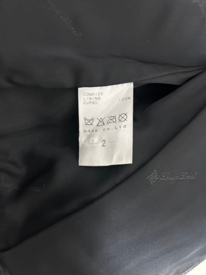 LOUNGE LIZARD ブラックレザージャケット