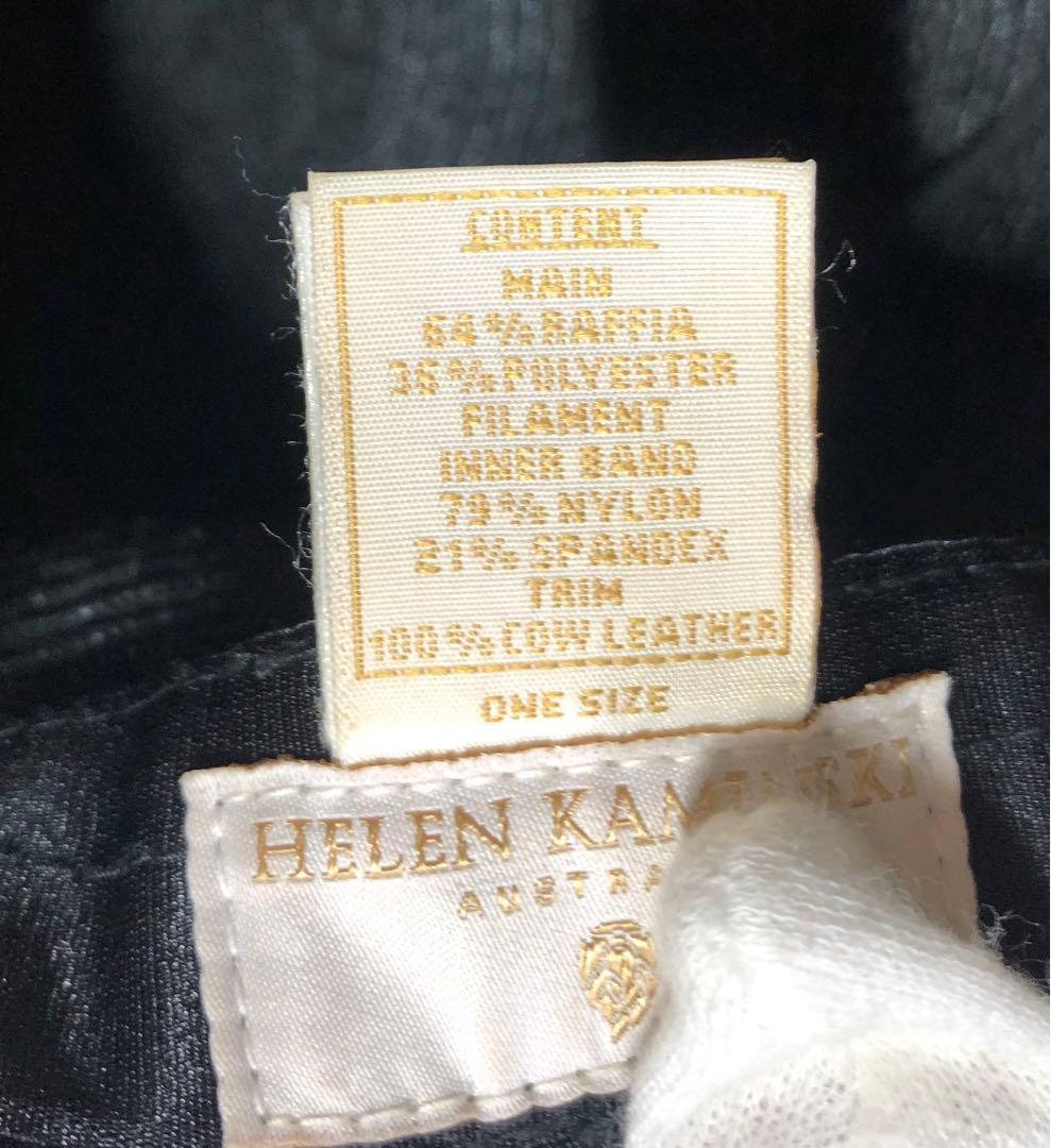 【3001】Helen Kaminski/ヘレンカミンスキー 麦わら帽子