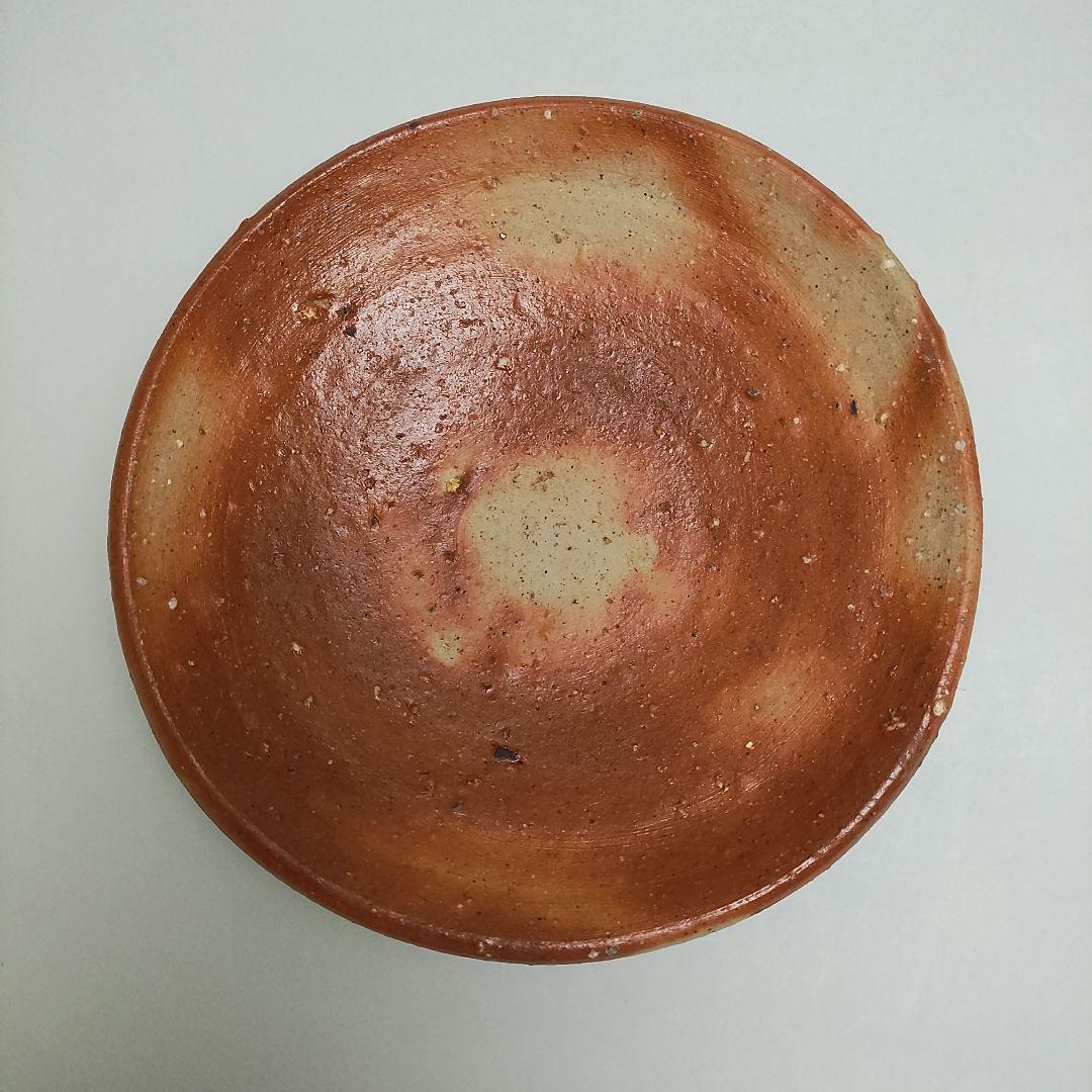 金重有邦　備前焼火襷皿　伊部　金重素山　金重陶陽