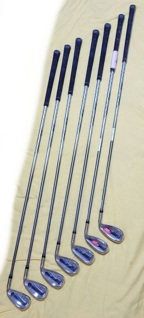 [新品未使用]ゼクシオ クロスⅡ 2021 カーボン7本セット