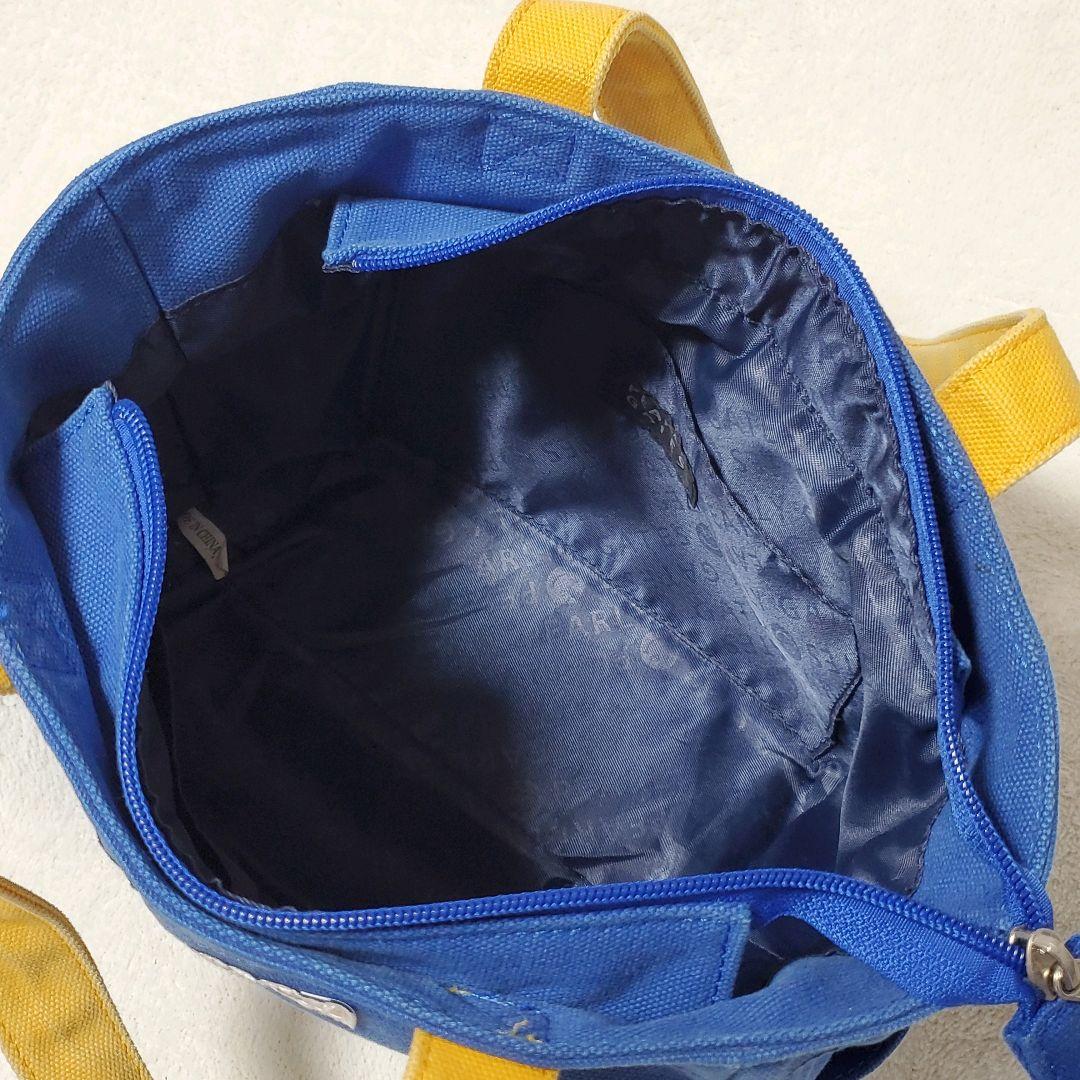 パーリーゲイツ PEARLY GATES 30周年記念バッグ 青 使用感あり