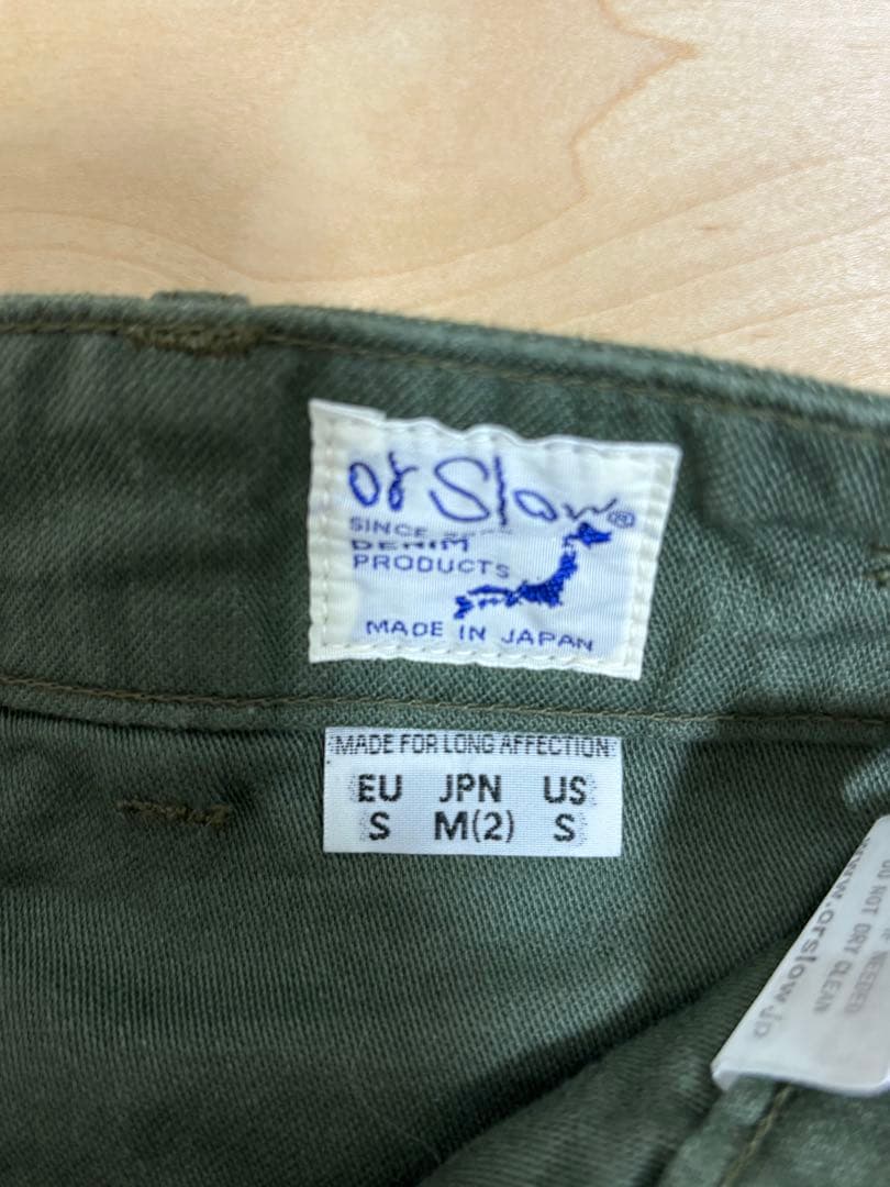 orSlow オリーブグリーン ワークパンツ M