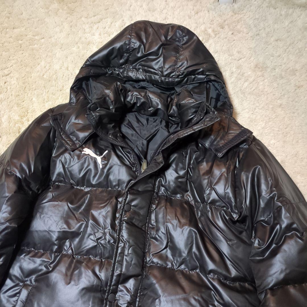 PUMA ロングダウンコート サッカー フットサル ベンチコート ダウン90%