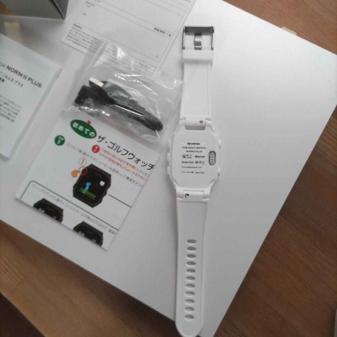 NORM II PLUS ゴルフウォッチ ホワイト ノルムⅡプラス