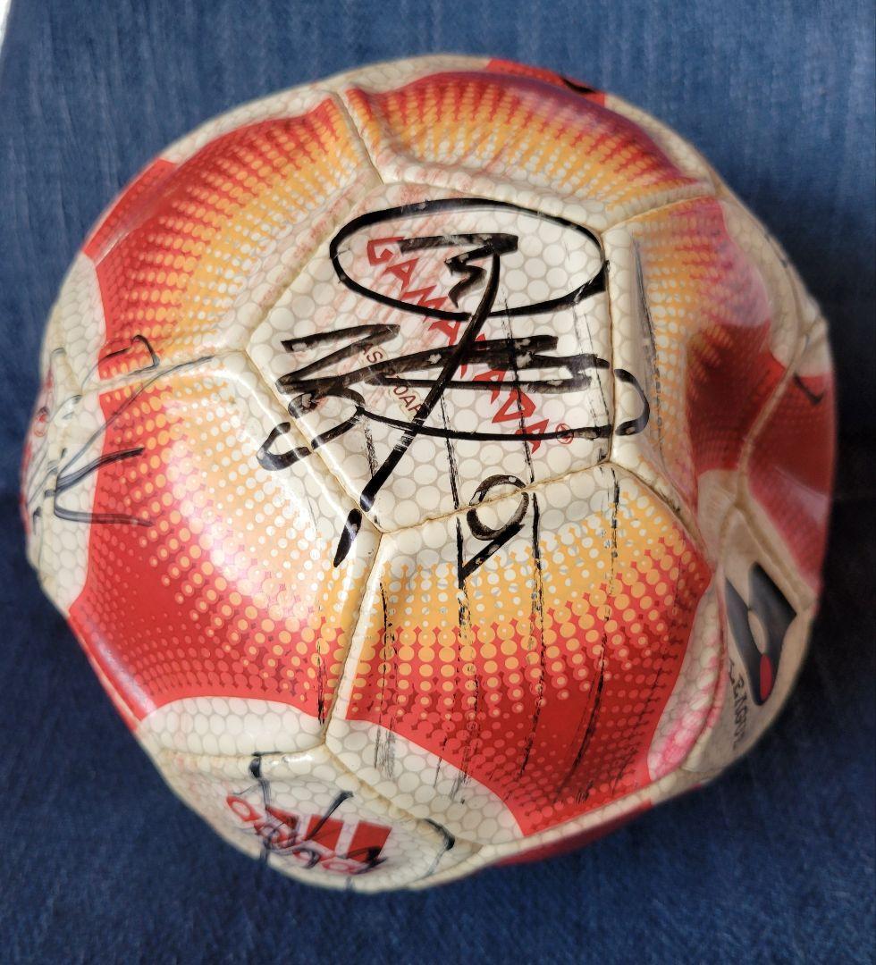 京都パープルサンガ選手サイン入り公式球
