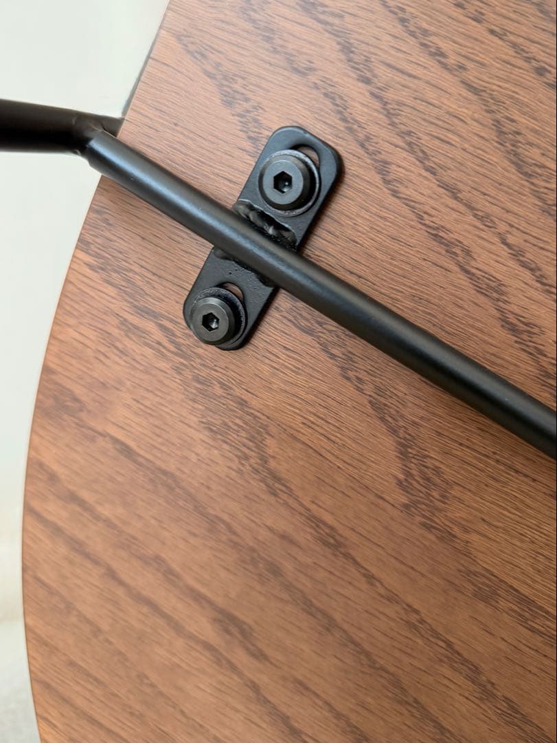 【美品】ニトリ 円形テーブルセット(ヴェルカー7050LBR) 大　ローテーブル