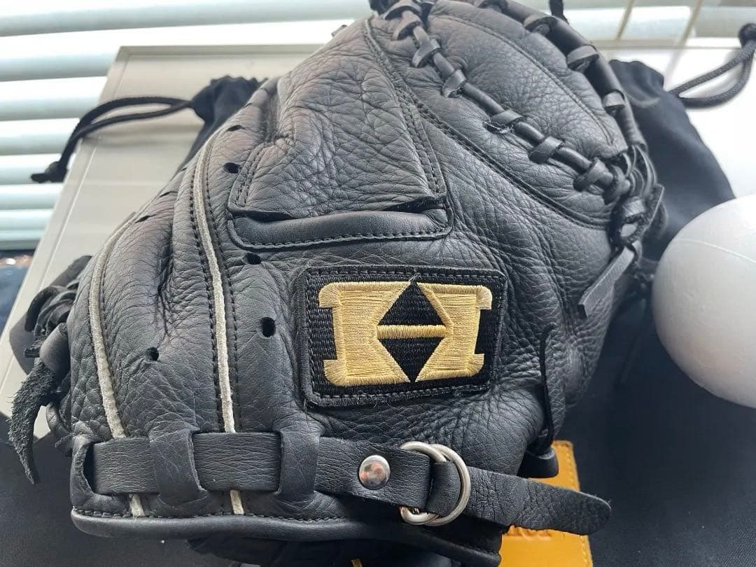 いっしー Hi-Gold/ハイゴールド 一般軟式用キャッチーミット右投げ