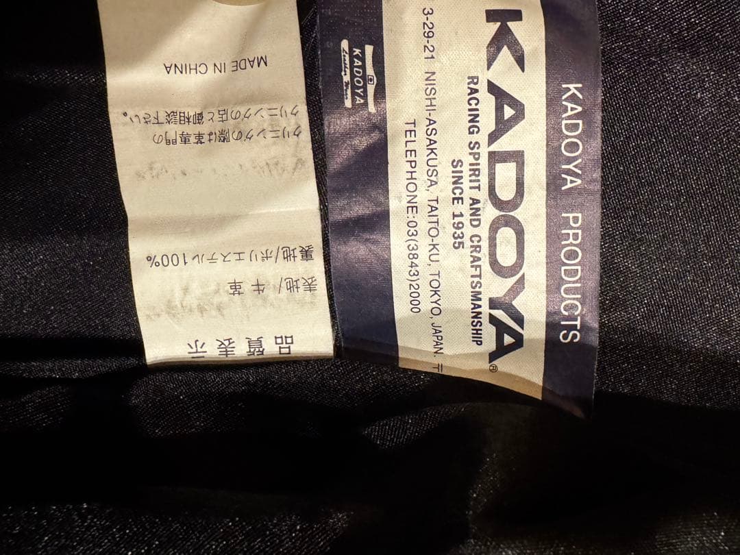 KADOYA カドヤ CHW-JP 牛革 シングルライダースジャケット LL