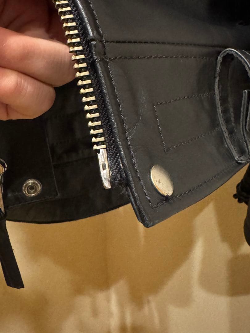 KADOYA カドヤ CHW-JP 牛革 シングルライダースジャケット LL