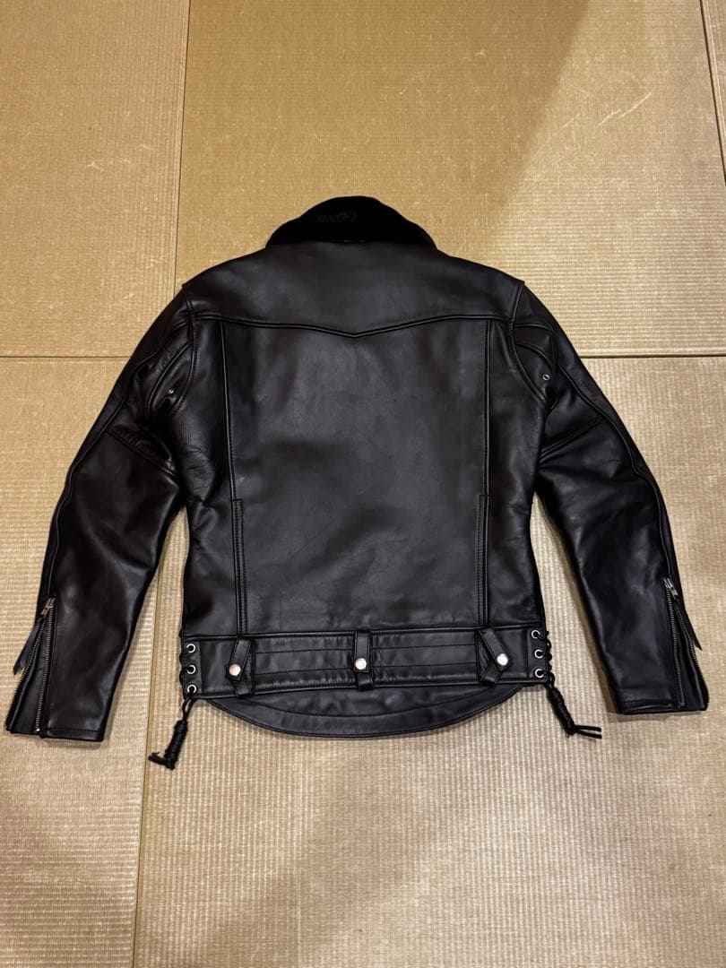 KADOYA カドヤ CHW-JP 牛革 シングルライダースジャケット LL