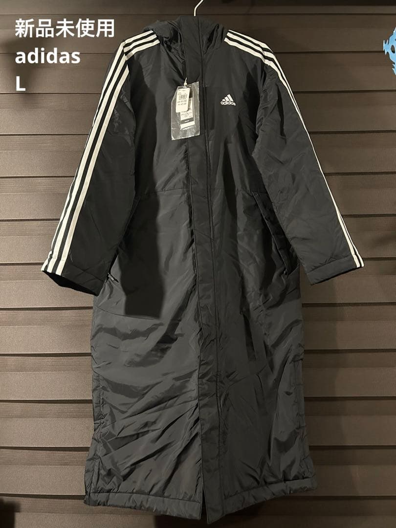 新品未使用adidasアディダス ベンチコート ライトインサレーテッド L