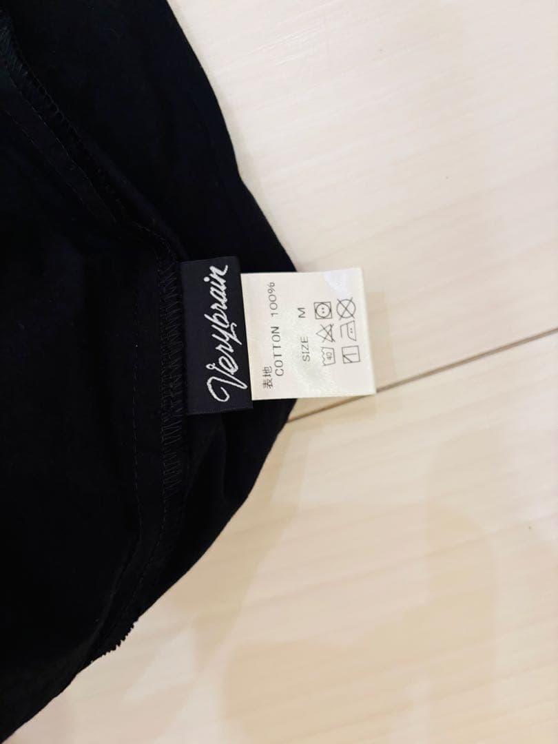 verybrain ワンピース　コットン　黒　tシャツつき