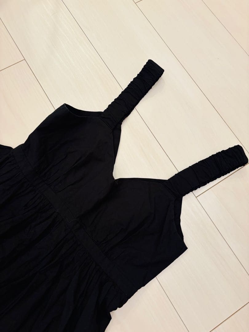 verybrain ワンピース　コットン　黒　tシャツつき