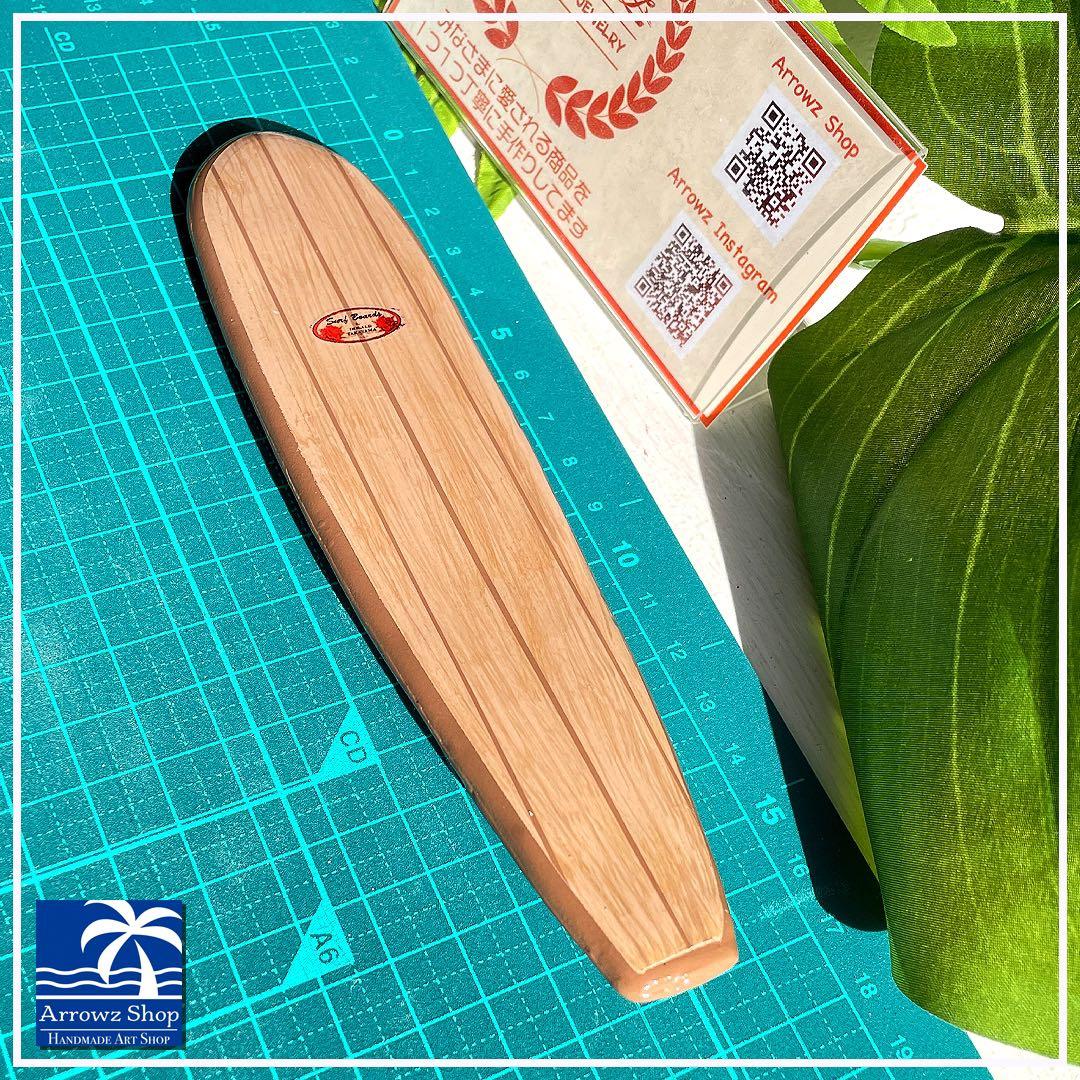 【期間限定セール】ミニチュアロングボード(インテリア)No.5ウッド風