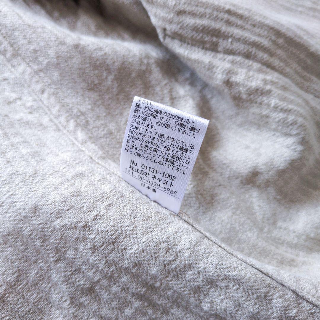 ネストローブ　日本製　ゆったり　リネンジャケット　春夏秋