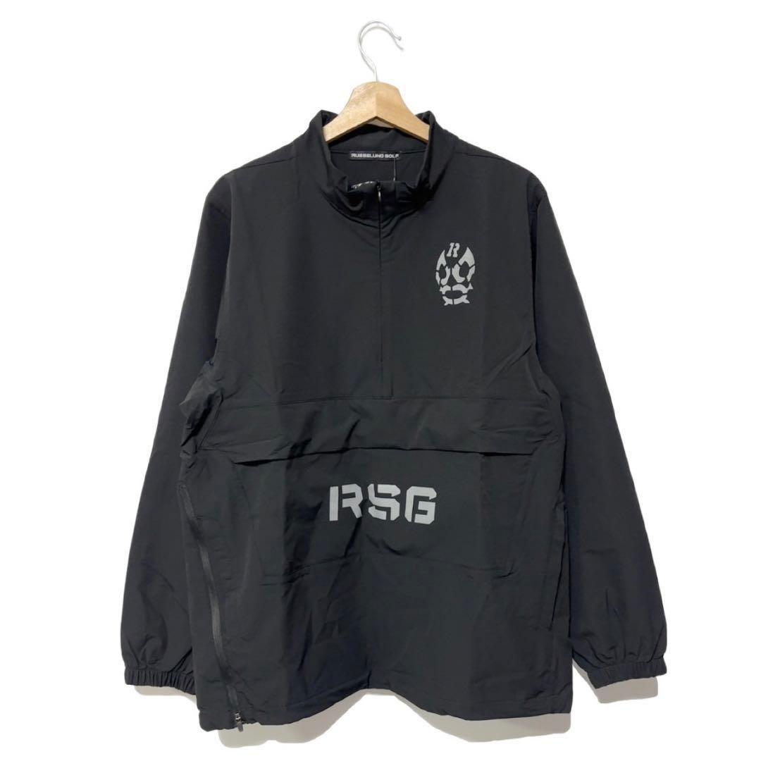 ラッセルノ ゴルフ ハーフジップ プルオーバー セットアップ ブラック L 5