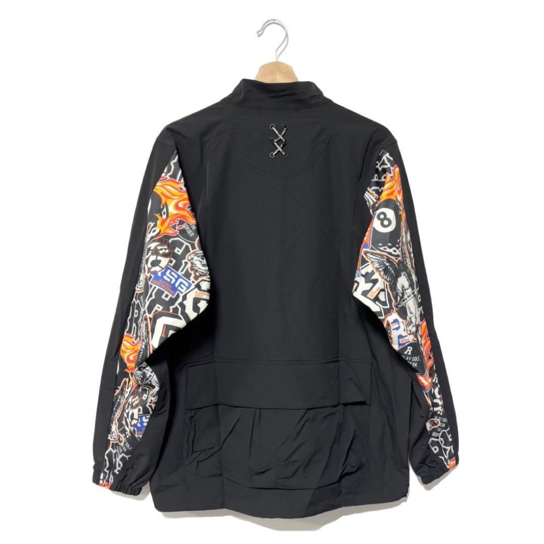 ラッセルノ ゴルフ ハーフジップ プルオーバー セットアップ ブラック L 5