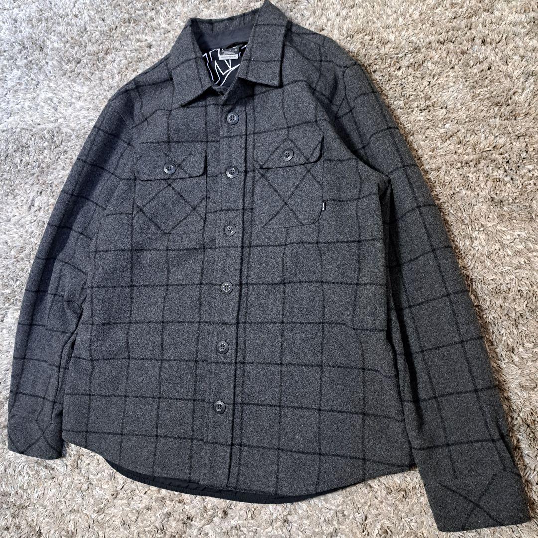 NIKE SB　ナイキ　肉厚　ウール　フランネルシャツ　スケボー