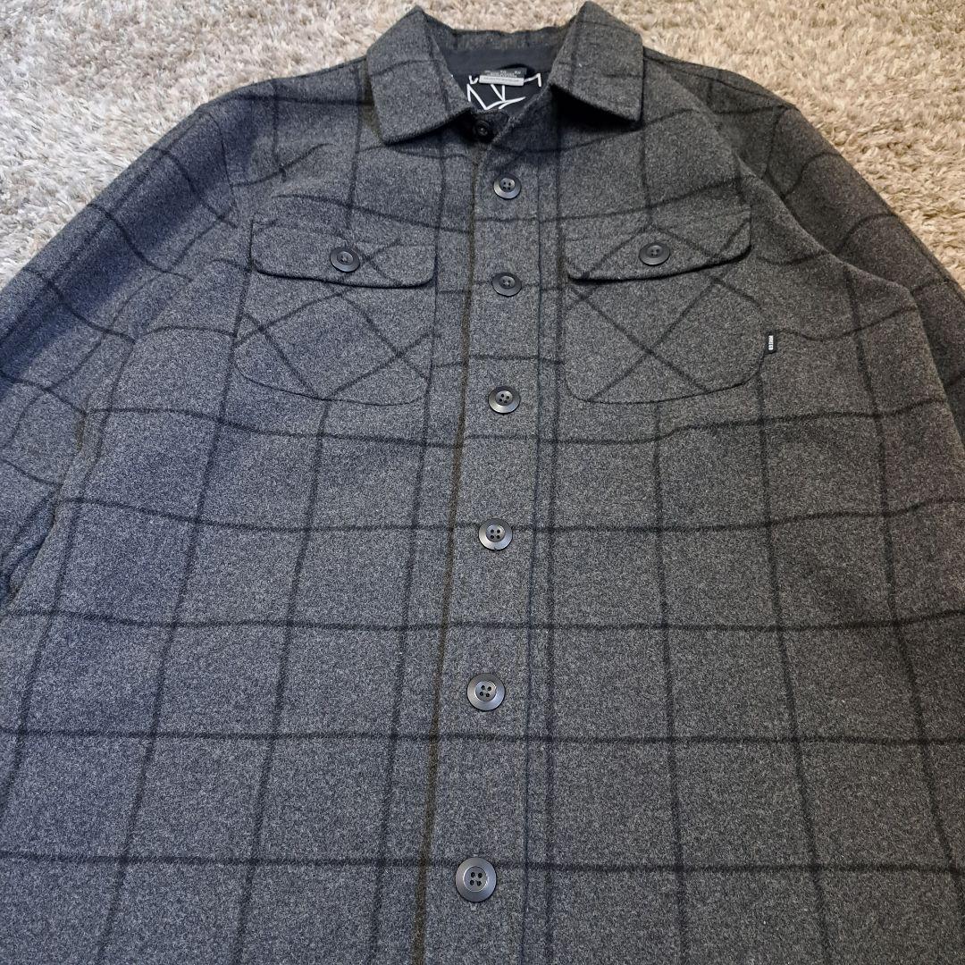 NIKE SB　ナイキ　肉厚　ウール　フランネルシャツ　スケボー