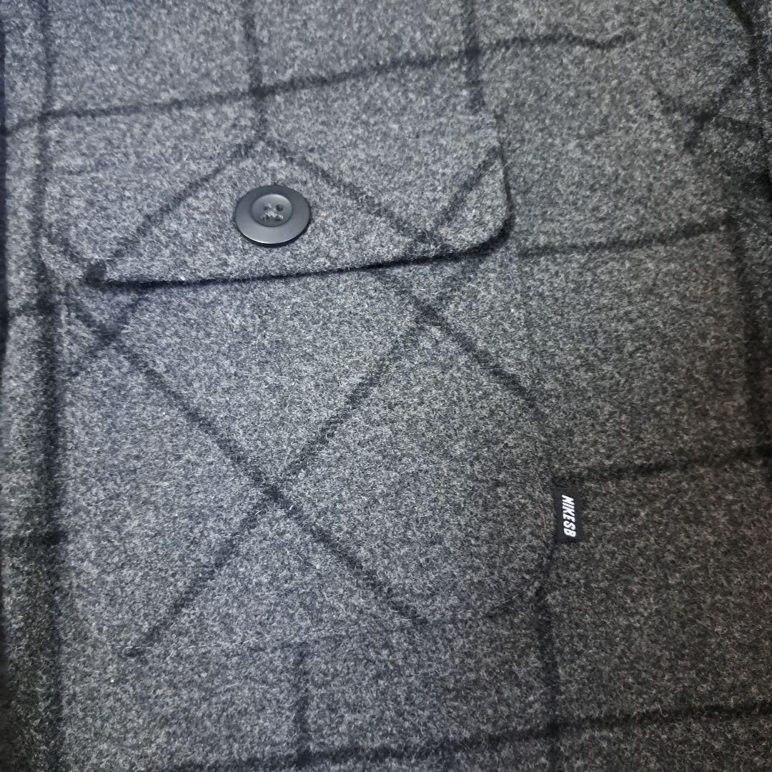 NIKE SB　ナイキ　肉厚　ウール　フランネルシャツ　スケボー