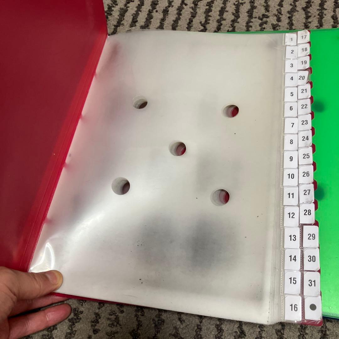 LIHIT LAB　スケジュール＆仕分けファイル 31 赤緑青