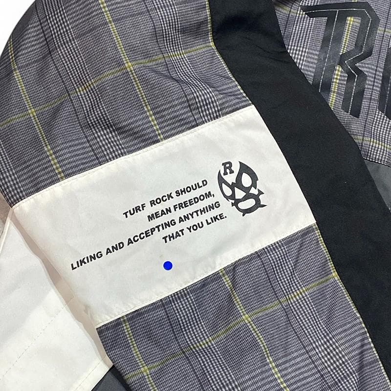 RUSSELUNO ラッセルノ ナイロン フルジップ ジャケット 4 チェック