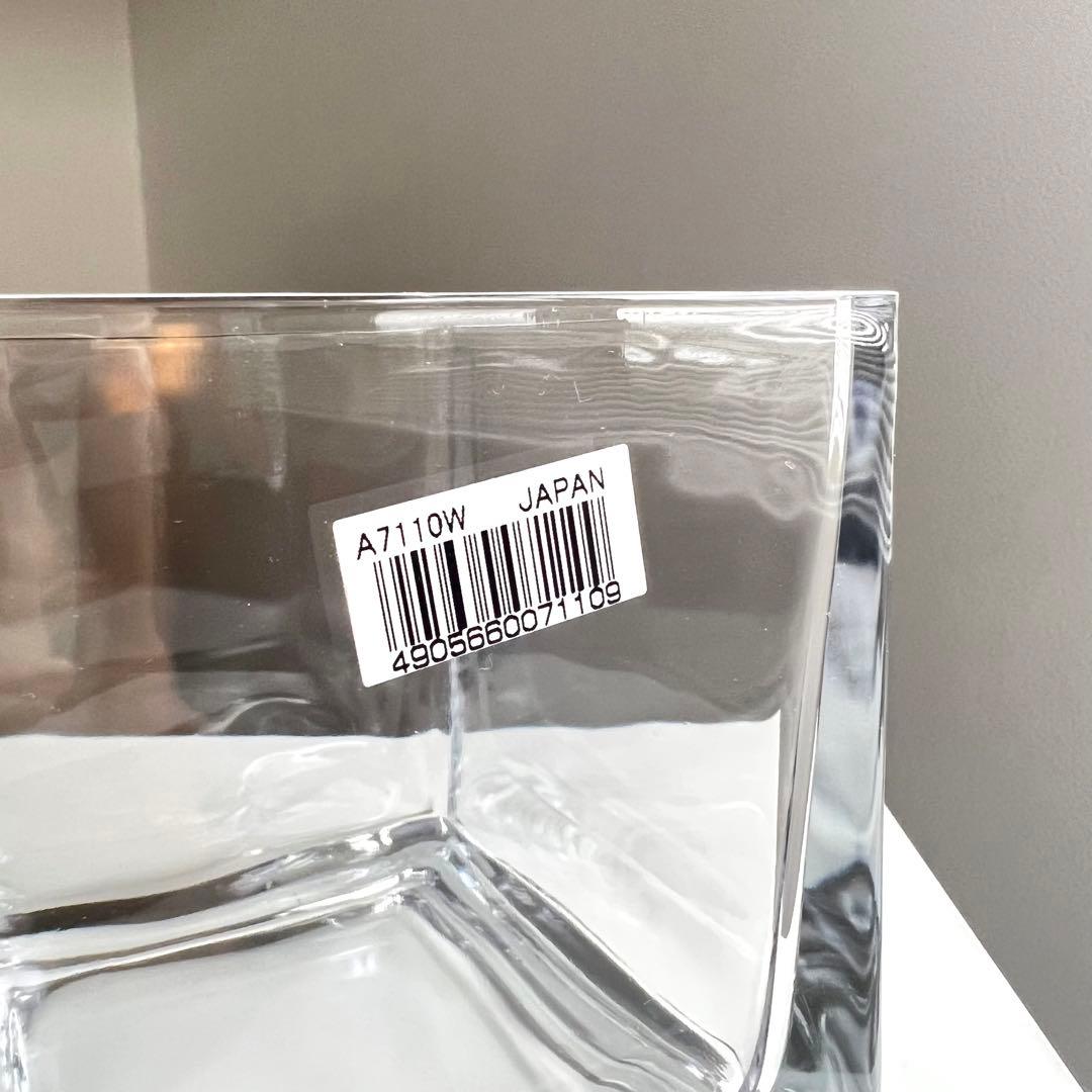 スクエア型　四角　ガラス　フラワーベース　曽我ガラス　16個セット