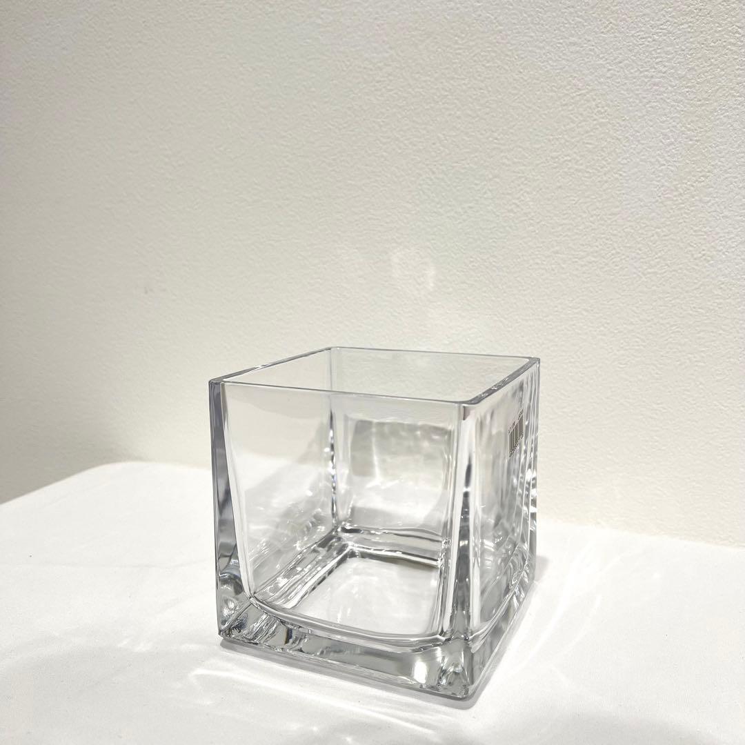 スクエア型　四角　ガラス　フラワーベース　曽我ガラス　16個セット