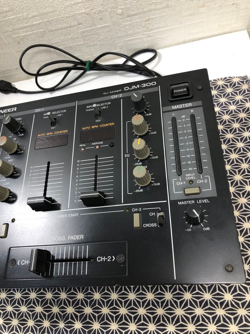 pioneer dj パイオニア　DJM-300 黒　フェーダーメンテナンス
