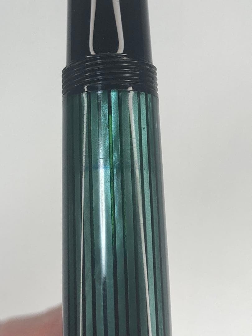 pelikan万年筆 スーべレーンM800緑縞・M（中字）