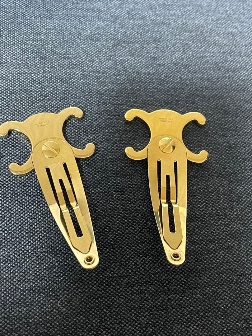 CELINE ゴールド ヘアピン セット