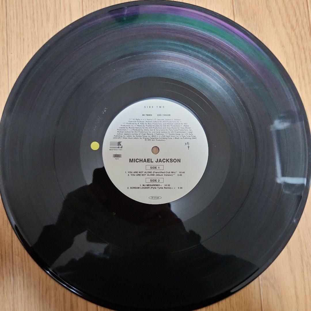 マイケル・ジャクソン You Are Not Alone アナログレコード