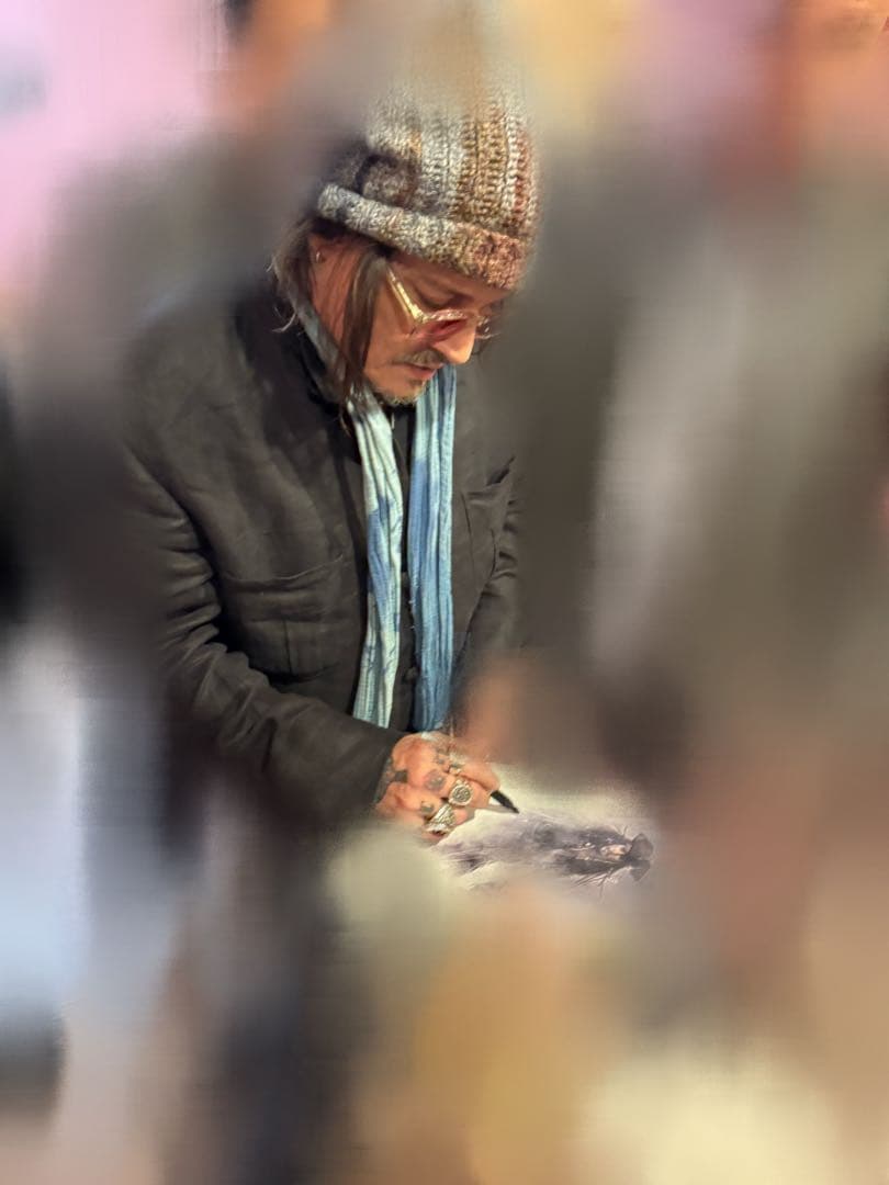 東京コミコン2025 ジョニーデップ 直筆サイン写真 証拠有り