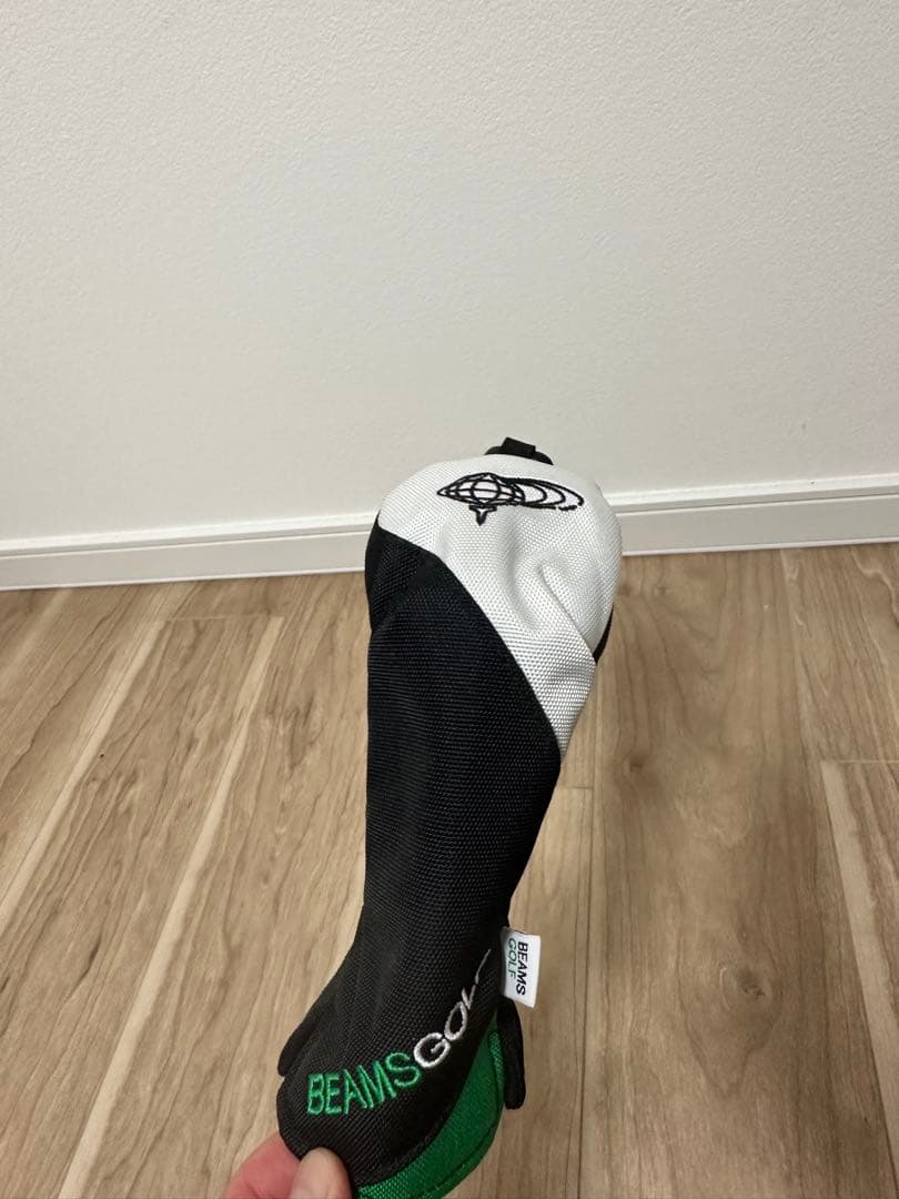 BEAMS GOLF キャディバッグ ホワイト/グリーン