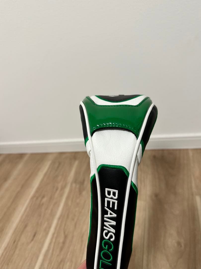 BEAMS GOLF キャディバッグ ホワイト/グリーン