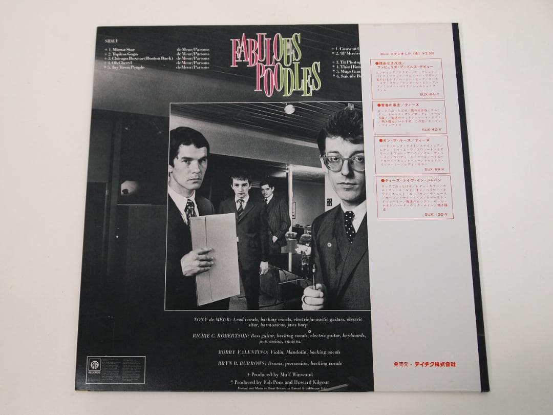 見本盤 FABULOUS POODLES UNSUITABLE 理由なき亀裂