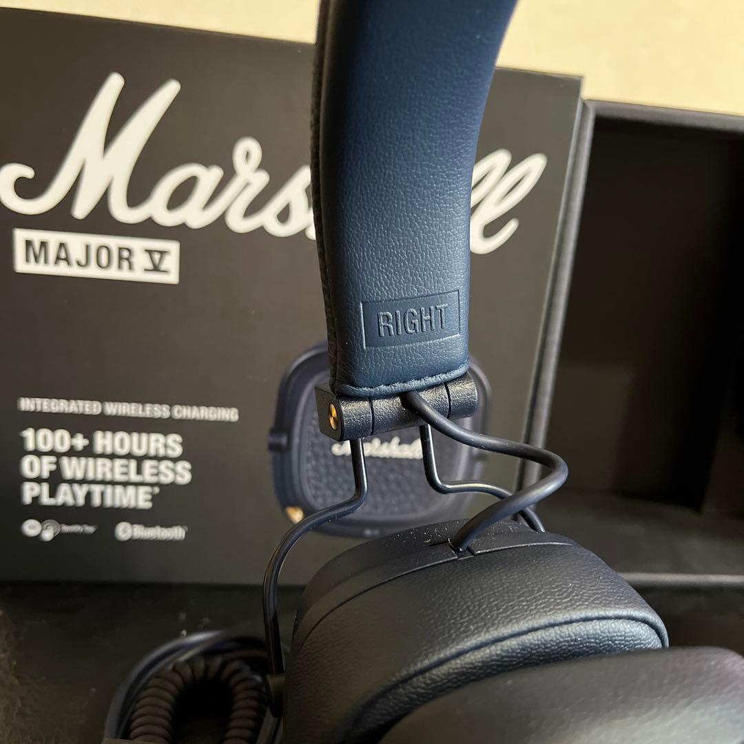 Marshall MajorⅤ ヘッドホン　ネイビー　メジャー5 ほぼ新品　完品