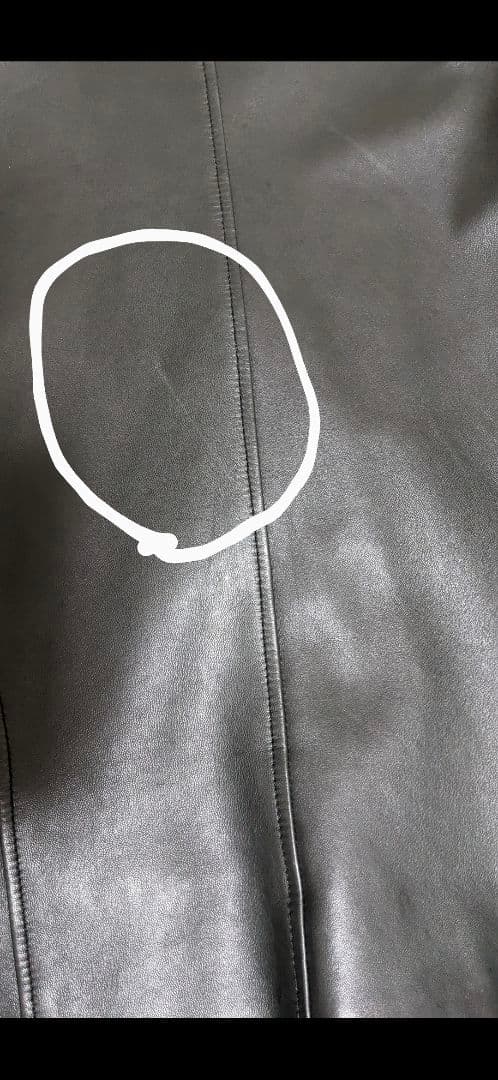 ビームス　BEAMS ダブルライダース　ブラック　シープレザー