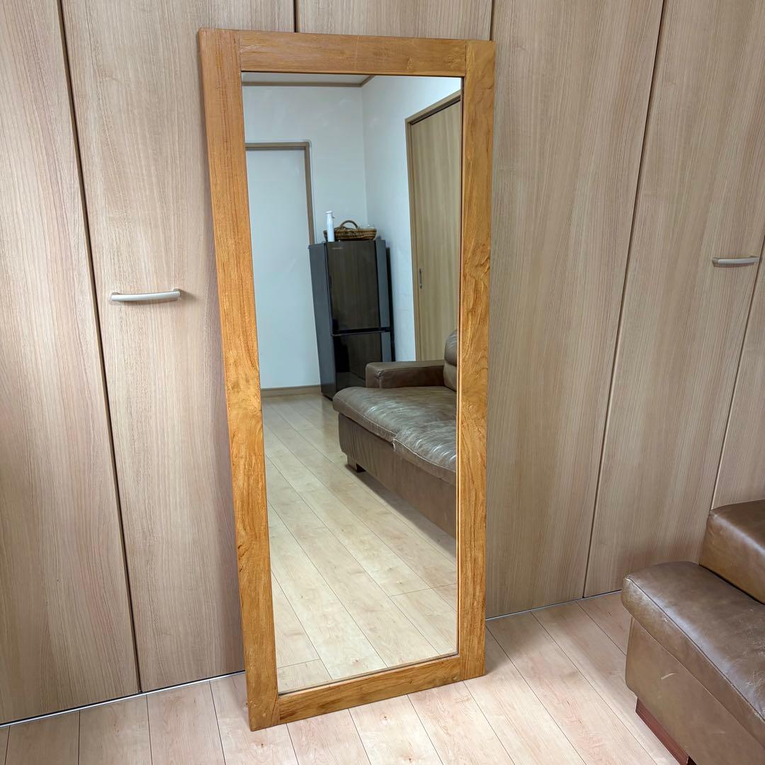 a.depeche アデペシュ　オールドチークミラー　M